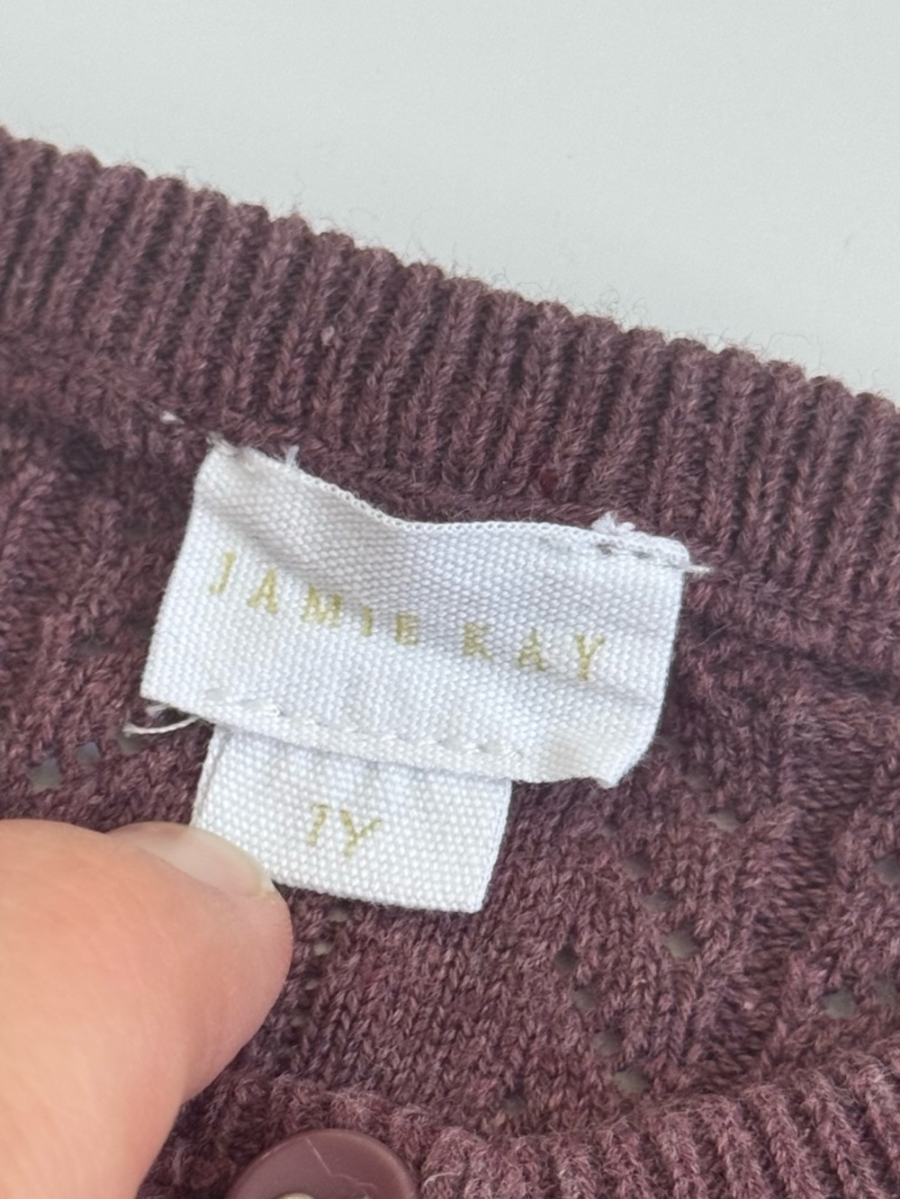 Jamie Kay Ruffle-Trim Button Cardigan - Picture 3 of 3